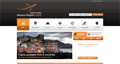 Desktop Screenshot of genovaairport.com